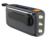 ExtraLink BT-4000 SOLARNE Z KORBKĄ DYNAMO POWERBANK 4500MAH Z LATARKĄ - 1570090 - zdjęcie 2